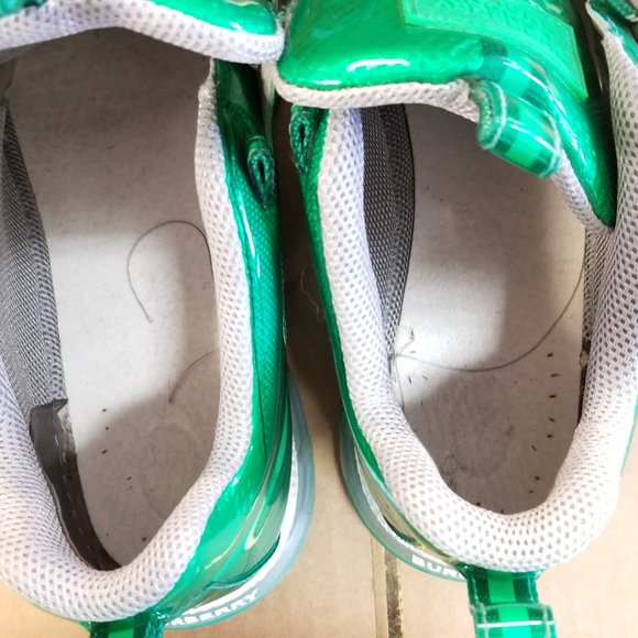 Burberry Low Top Sneakers Shoes Union Green UK 8 EUR 42 US 8.5 - Picture 8 of 12
